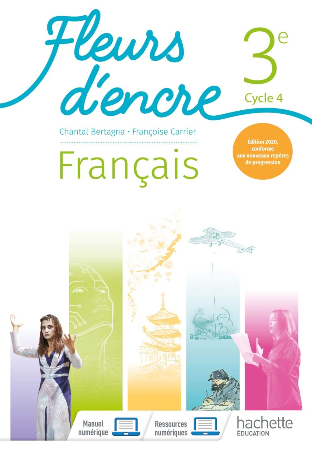Fleurs d'encre français 3e; Livre élève - éd. 2020 – Image 1